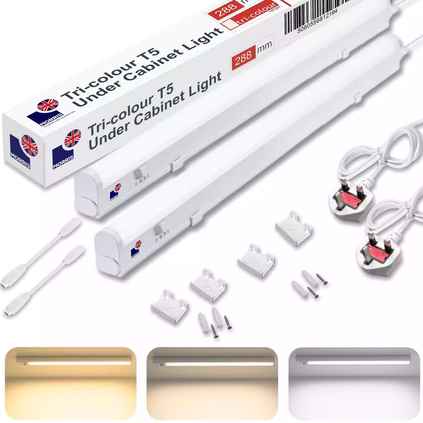 Morris cabinet lighting 288mm 2 pcs