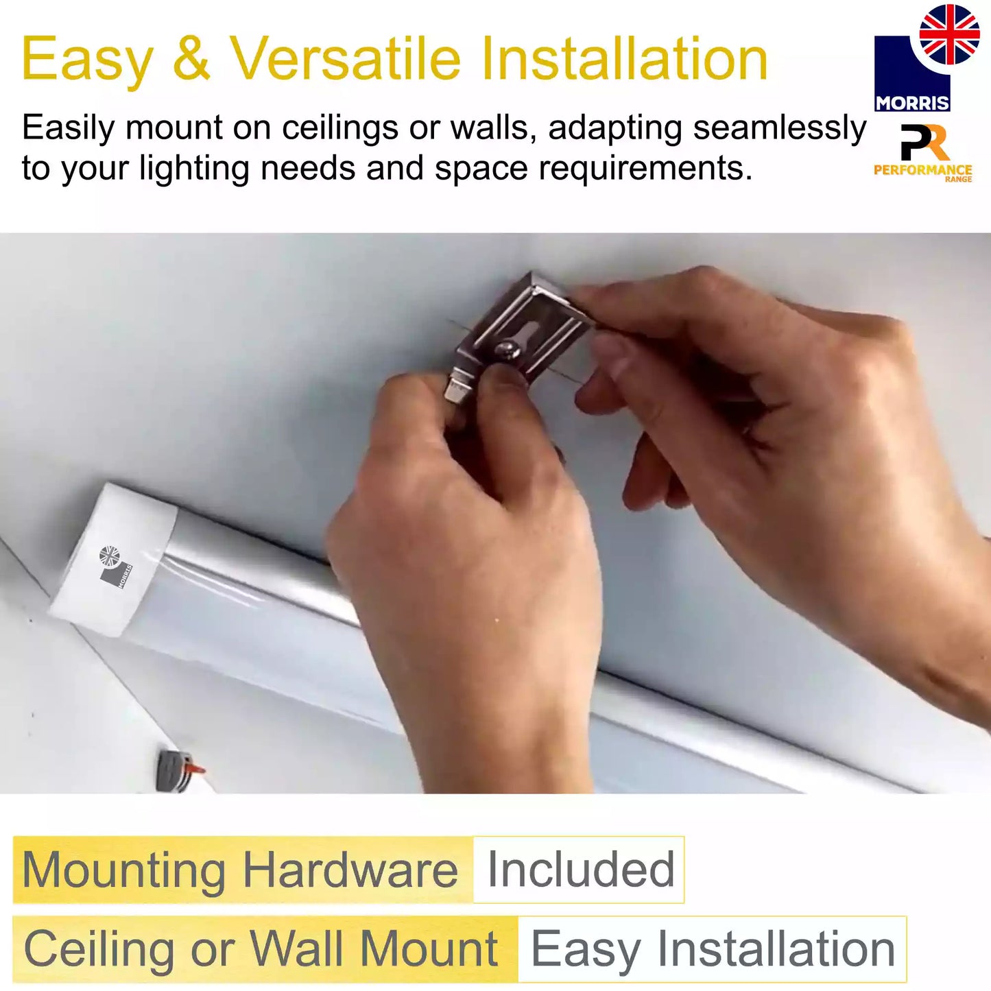 Morris LED batten lights performance range easy installation