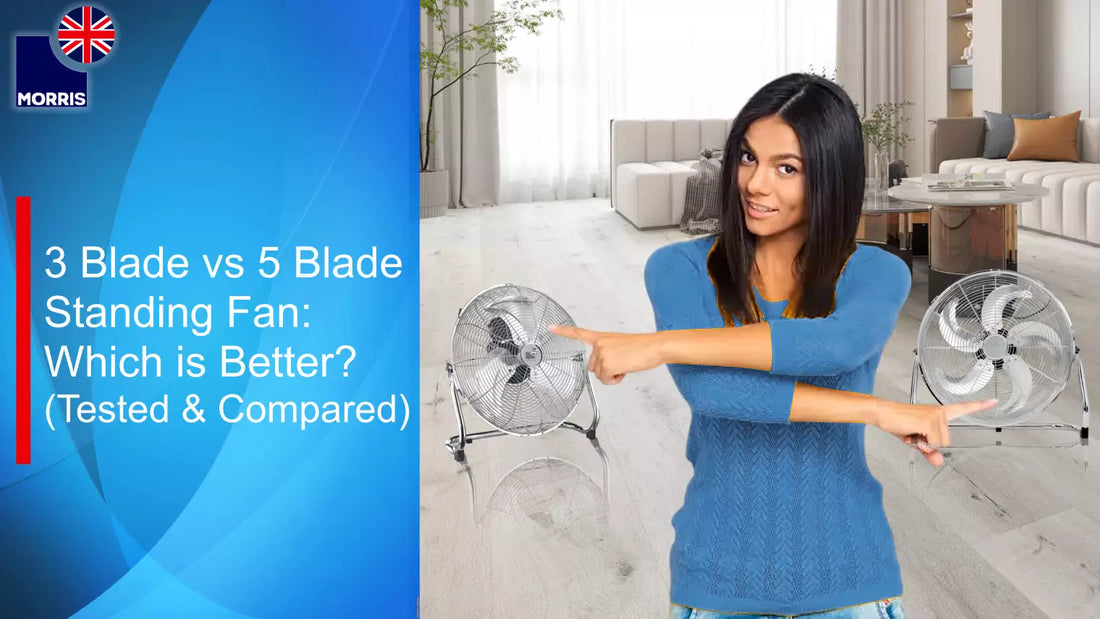 3 Blade vs 5 Blade Standing Fan: Which is Better? (Tested & Compared)