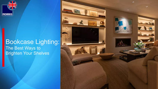 Morris bookcase lighting