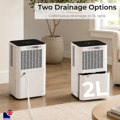 12l dehumidifier uk 2L tank continuous drainage MOR12L DHE