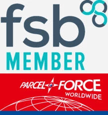 FSB and parcelforce logos
