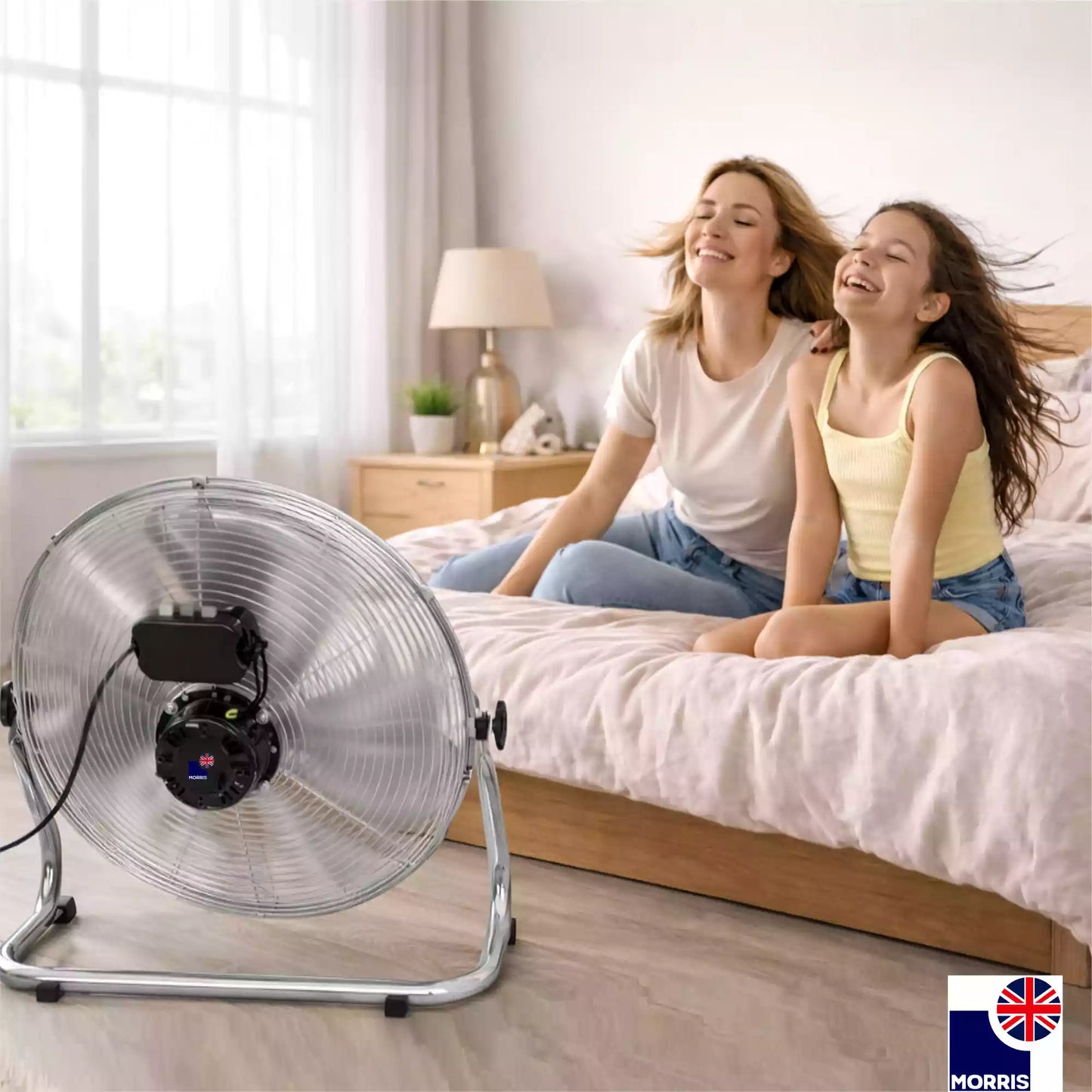 Morris 12 inch fan ideal for the bedroom