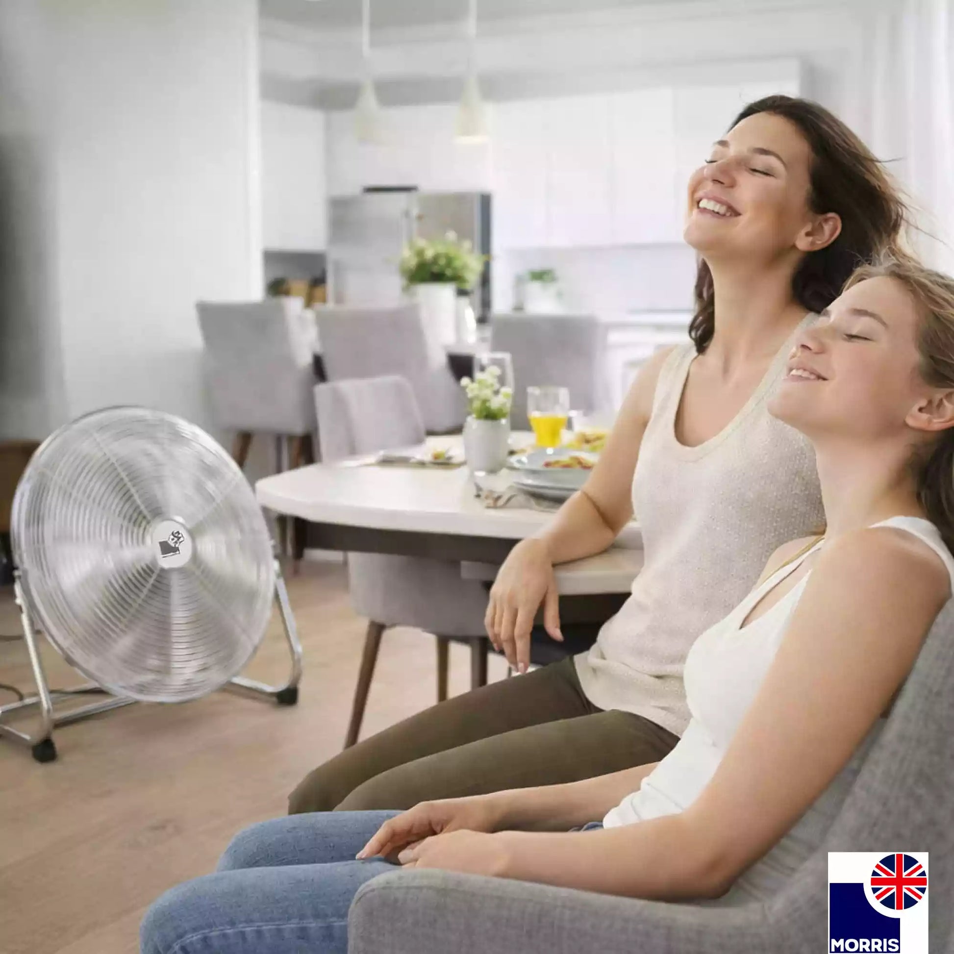 Morris 12 inch fan ideal for the dining room