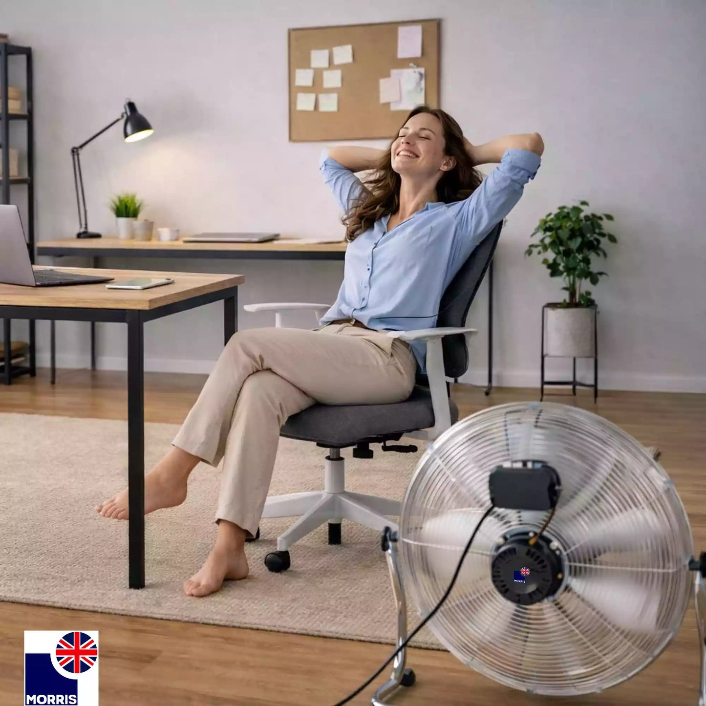 Morris 12 inch fan ideal for the home office
