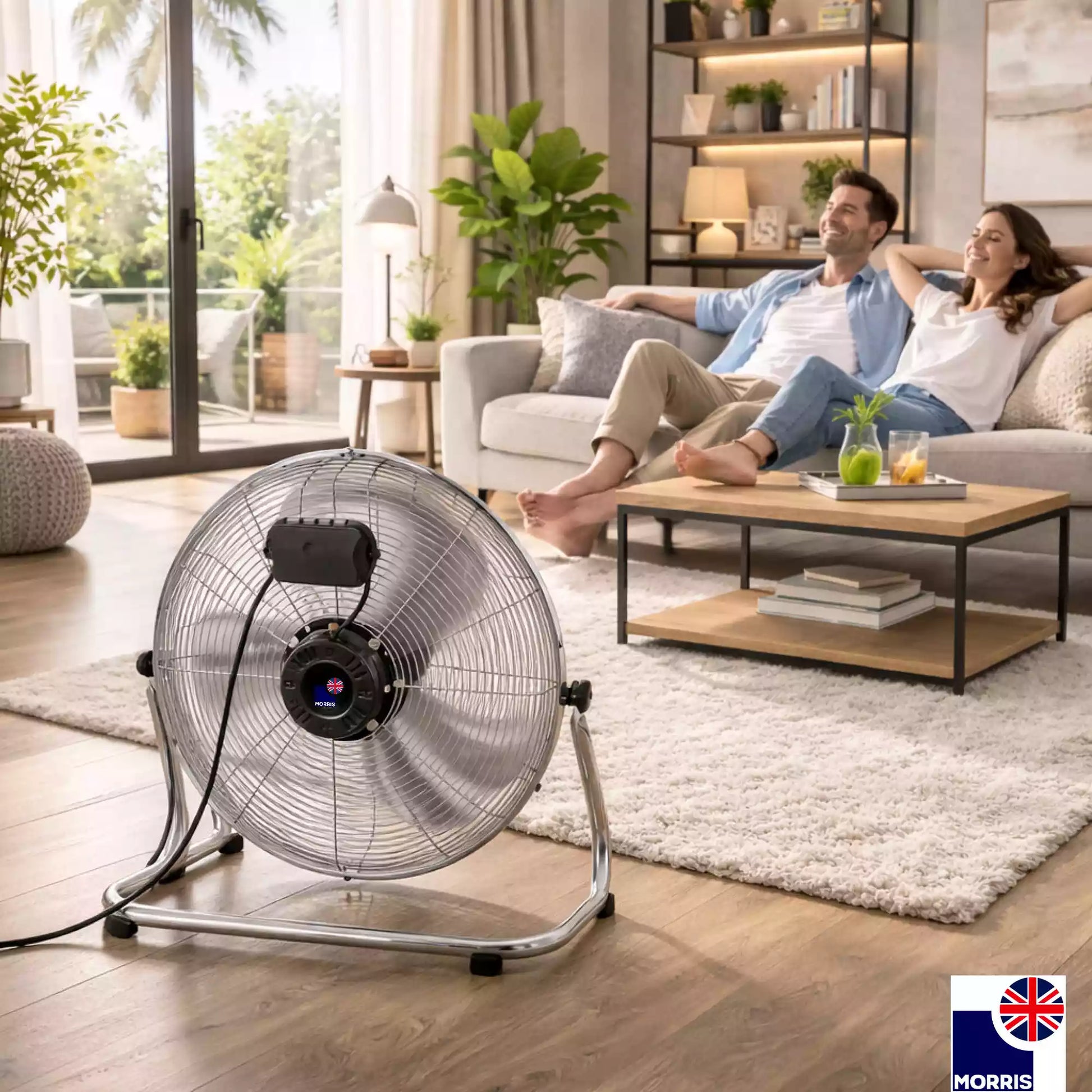 Morris 12 inch fan ideal for the living room2