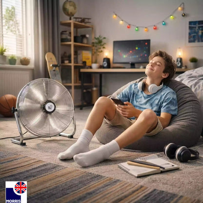 Morris 12 inch fan ideal for the teenagers room