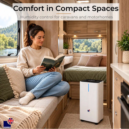 Morris 12l dehumidifier uk ideal for the caravan MOR12L DHE