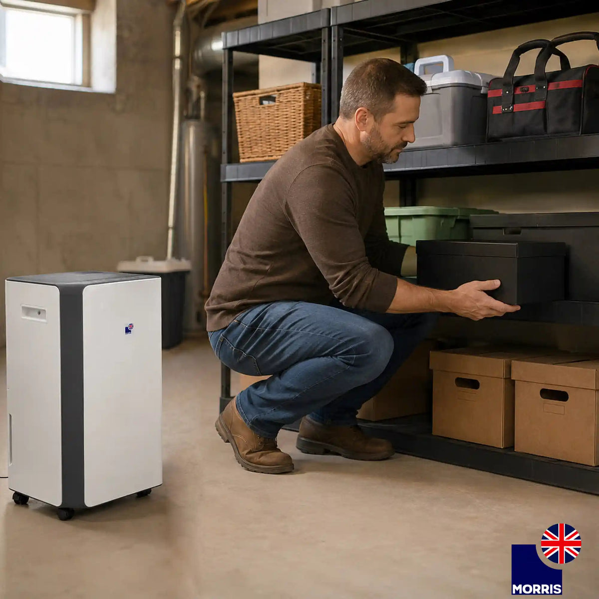 Morris 20l dehumidifier for home basement
