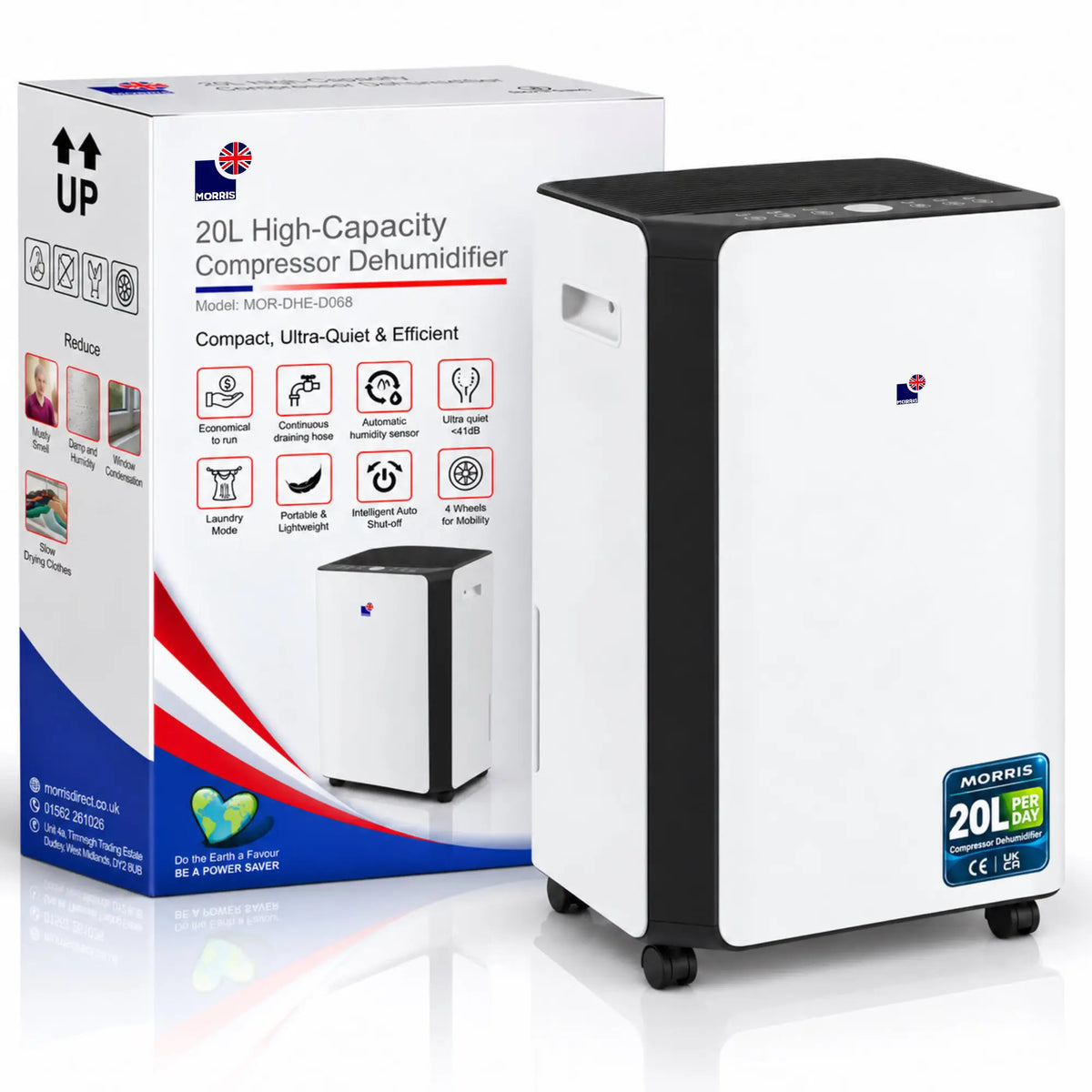 Morris 20l dehumidifier for home main