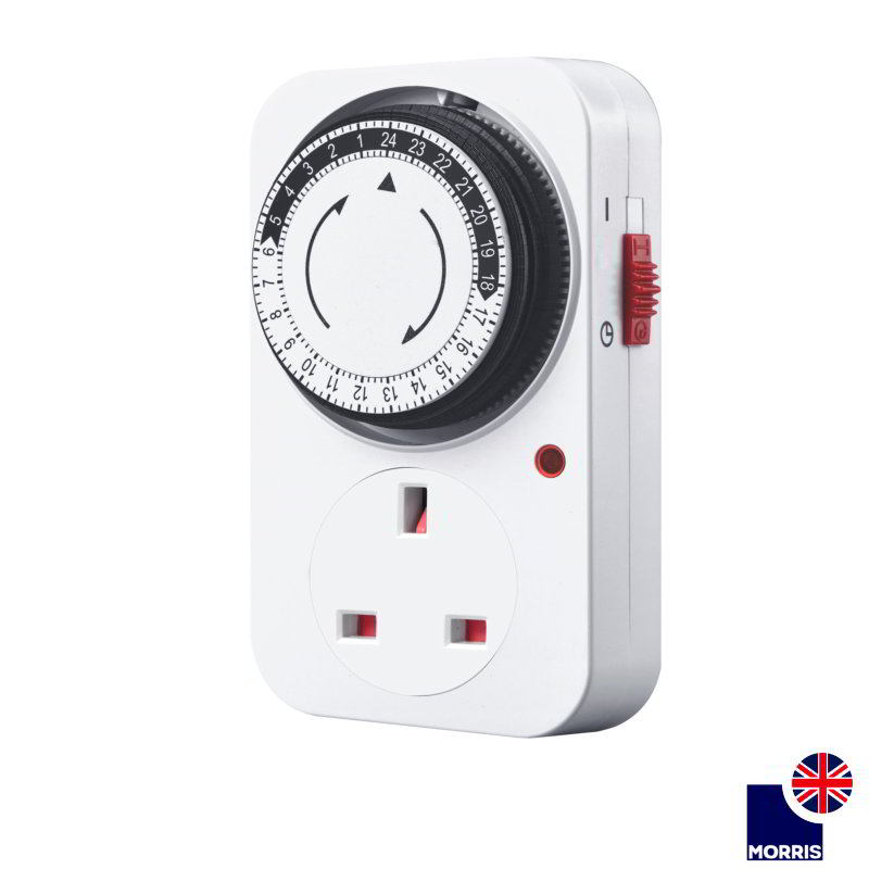 24 Hours Mechanical Segment Timer Plug Switch