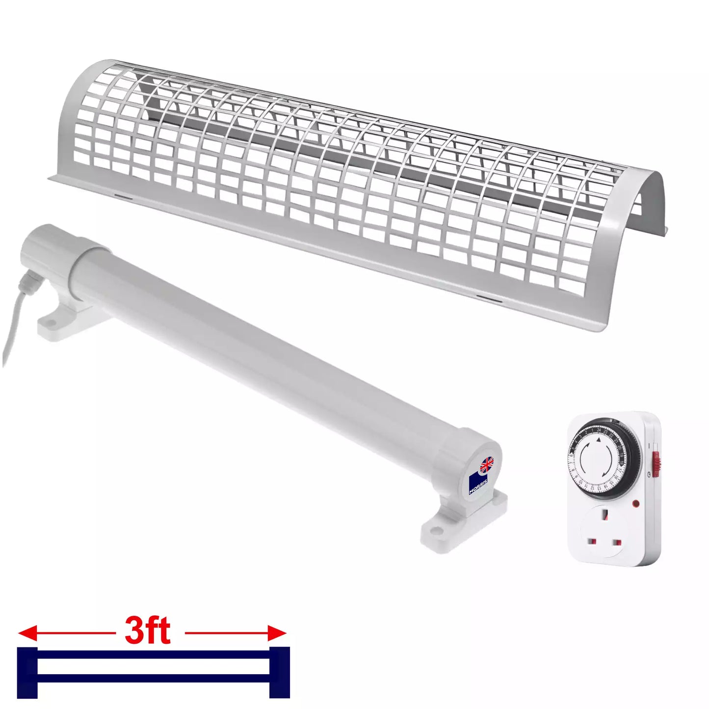 Morris 3ft low wattage heater main