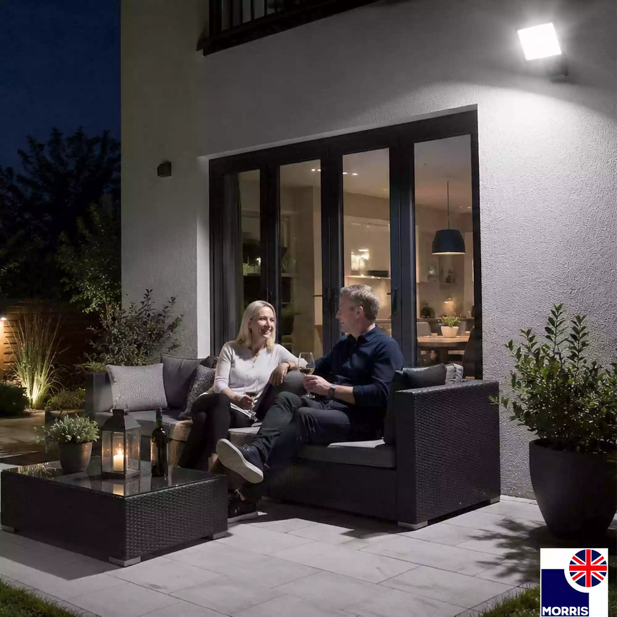 Morris 50w led flood lights ideal for the backyard