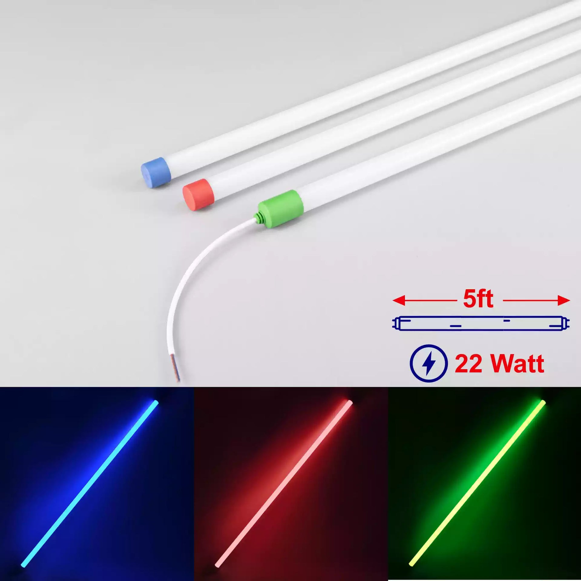 5ft T8 Coloured LED Tube Light
