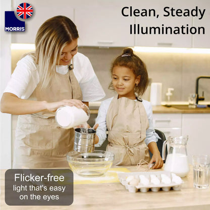 Morris 5ft tri colour led batten light morris 4ft clean and steady illumination