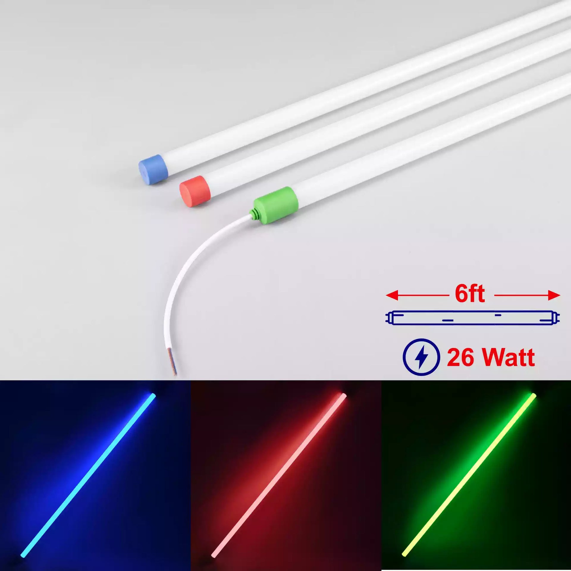 6ft T8 Coloured LED Tube Light