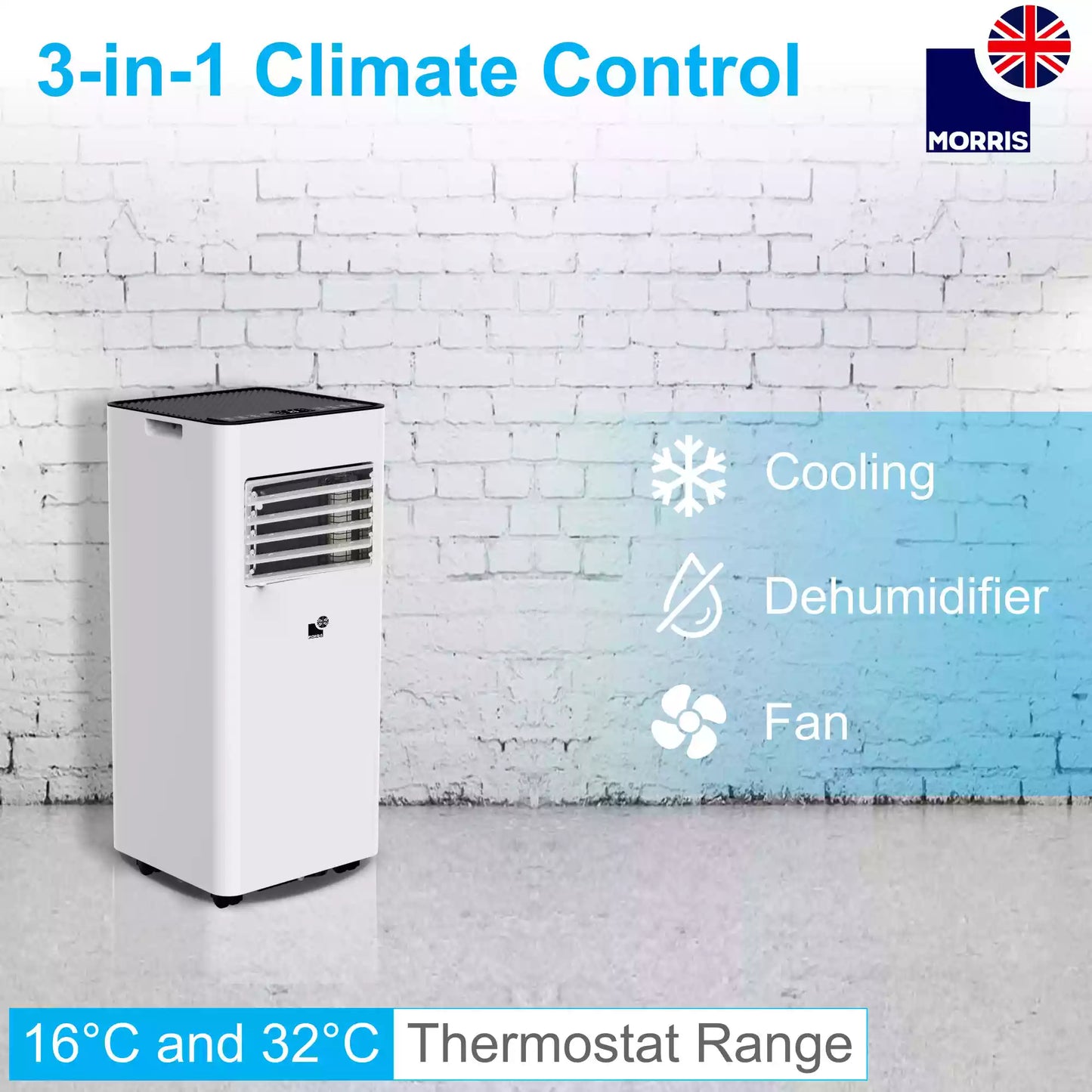 Morris 7000 btu air conditioner with dehumidifier