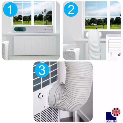Morris 9000 btu air conditioner installation instructions