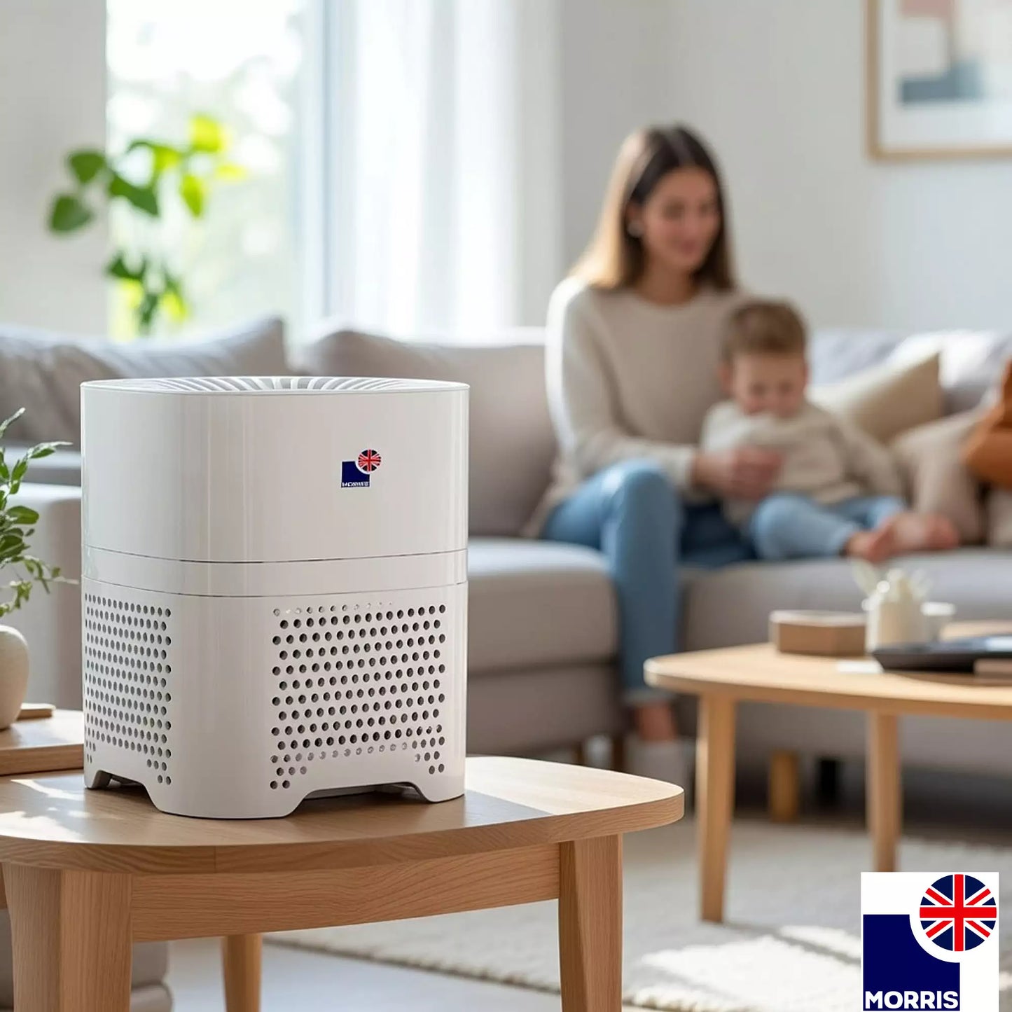 Morris H13 hepa portable air purifier uk to clean the air