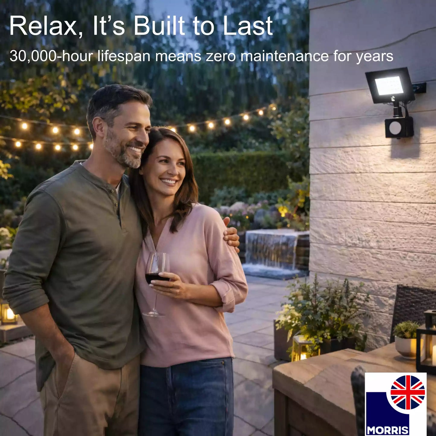 Morris LED sensored lights 30w relax its built to last