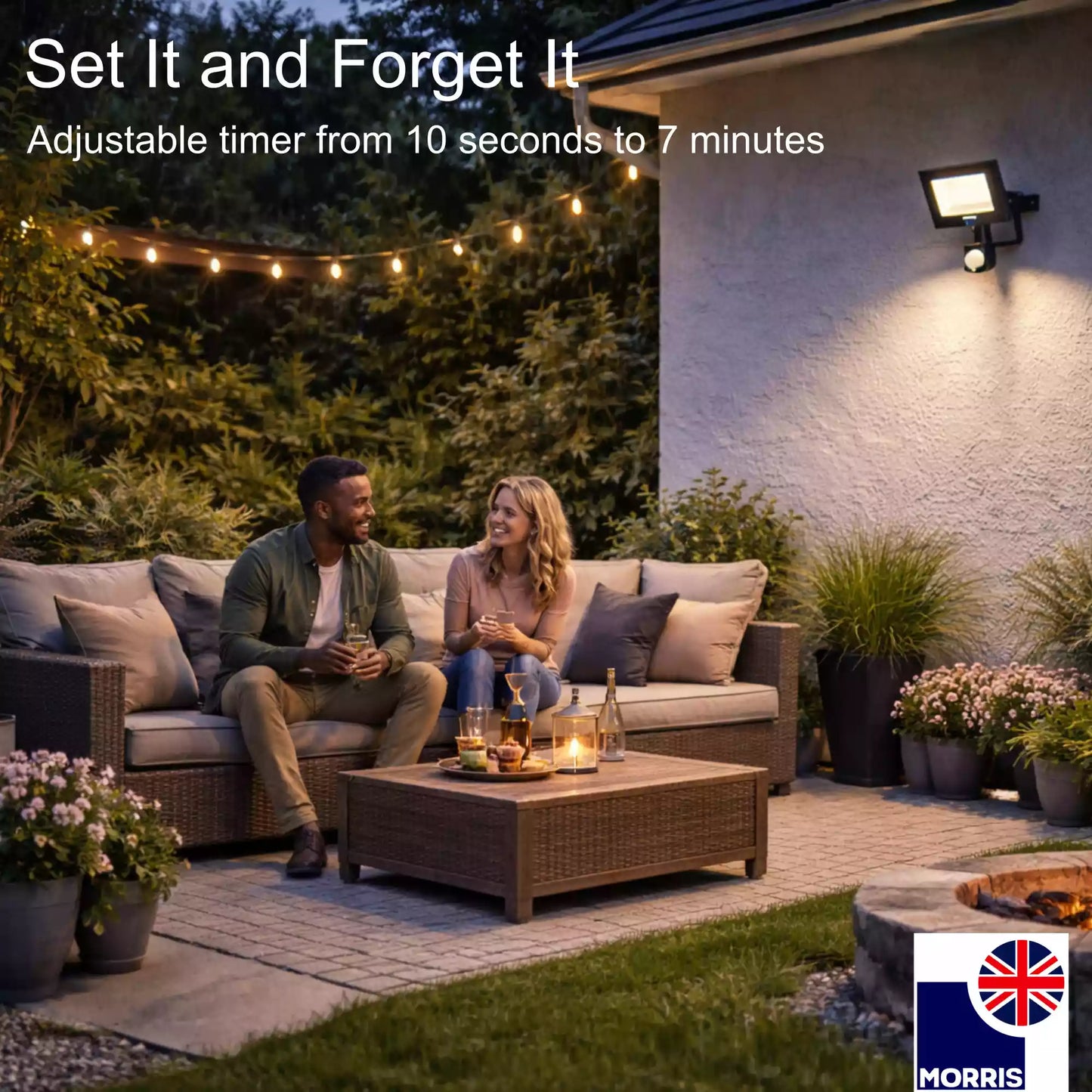 Morris LED sensored lights 30w set it and forget