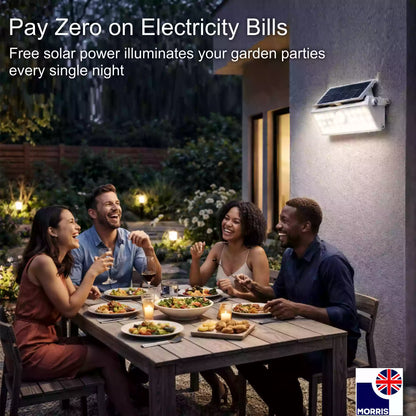 Morris LED solar security light with motion sensor pay zero on electricity bills