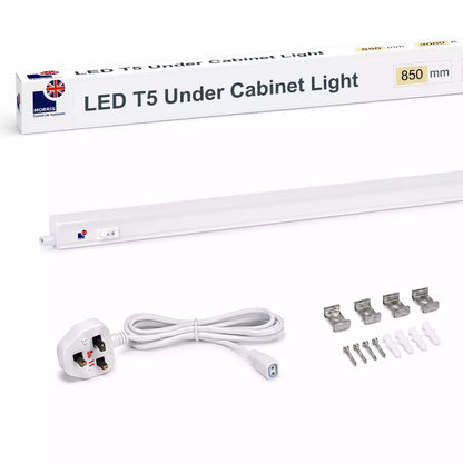 Morris Cabinet Lights 850mm T5 Connectable 3000 or 6500K 1-4 packs