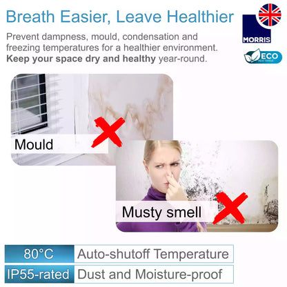 Morris eco range tubular heaters breath easier leave healthier