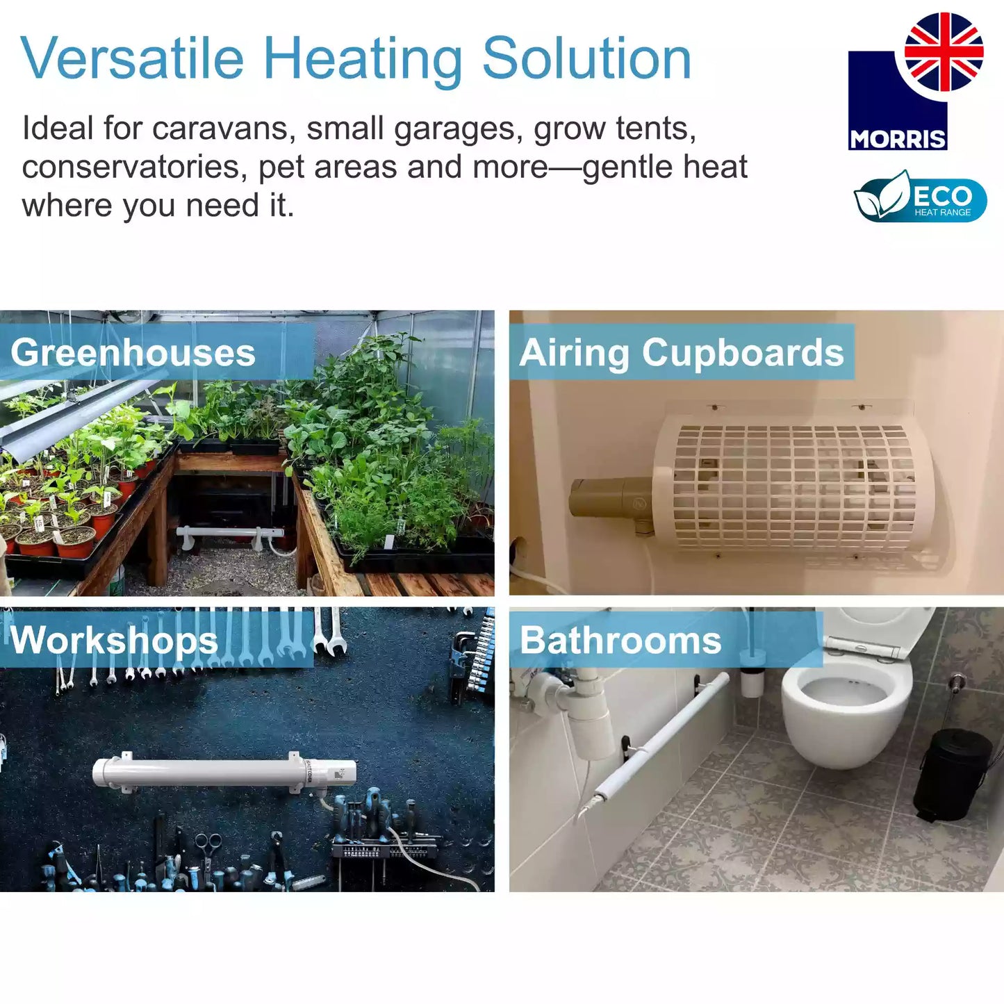 Morris eco range tubular heaters versatile heating solution