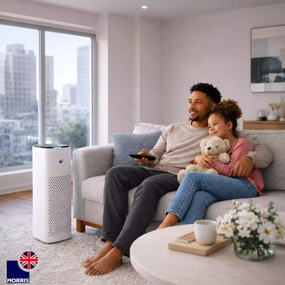 Morris hepa filter air purifier ideal for the living room 3