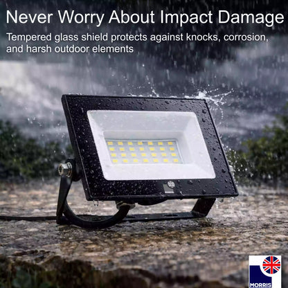 Morris led 20w outdoor or indoor floodlight never worry about impact damage