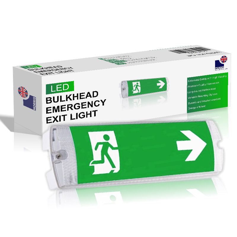 LED Emergency Light Bulkhead Exit