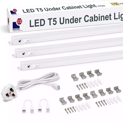 Morris LED Under Cupboard Lighting 1150mm T5 Connectable 3000 or 6500K 1-4 packs