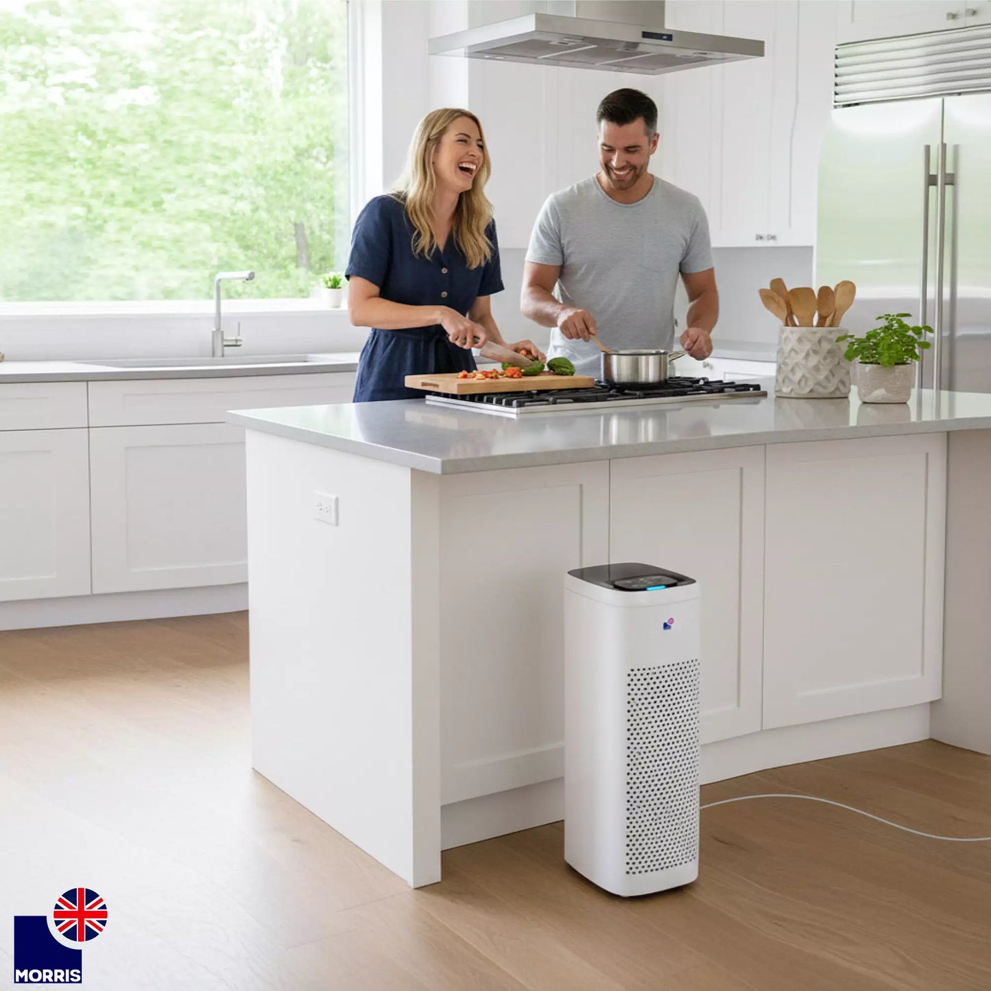 Morris medical grade uv air purifier idial for the kitchen