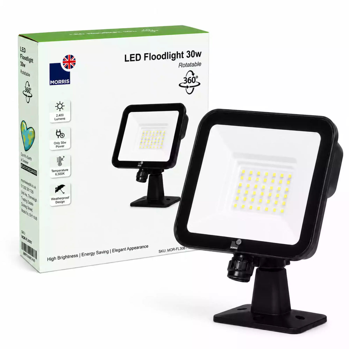 Morris outside lights with sensor 360 degrees rotatable main
