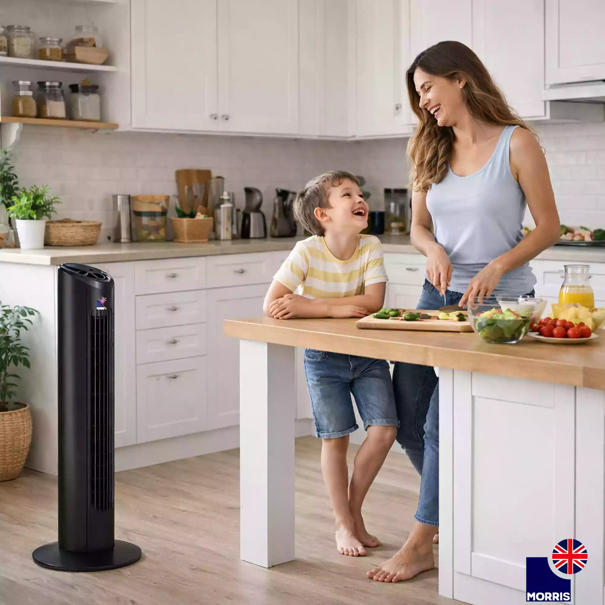 Morris tower electric fans ideal for the kitchen