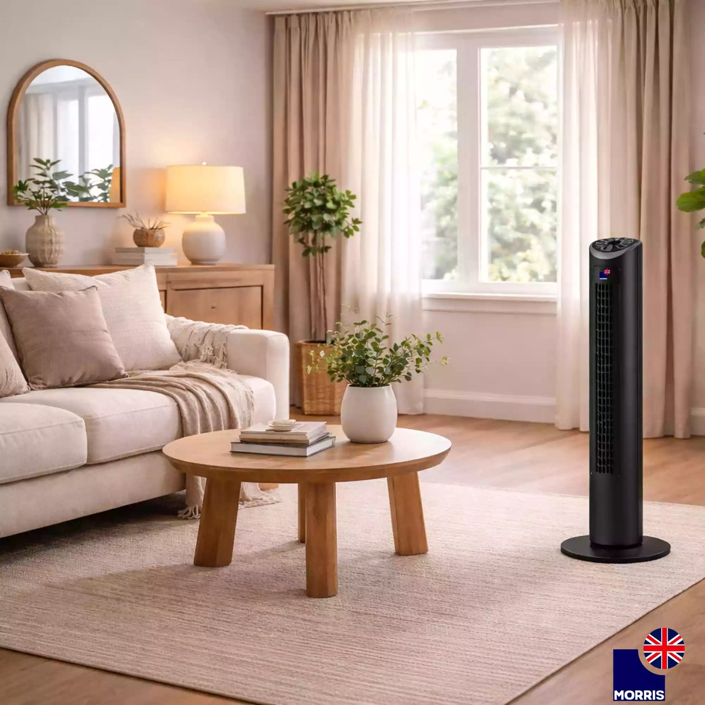 Morris tower electric fans ideal for the living room