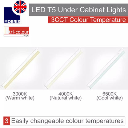 Morris under cabinet kitchen lights 3cct colour temperature