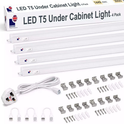 Morris Under Cabinet Lights 1449mm LED T5 Connectable 3000 or 6500K 1-4 packs