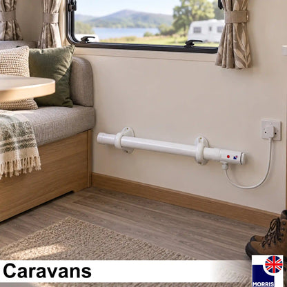 Thermostatic heater 1ft morris ideal for caravans MOR TBH 1FT TMO