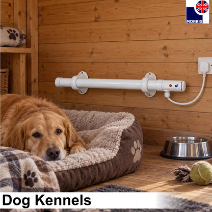 Thermostatic heater 1ft morris ideal for dog kennels MOR TBH 1FT TMO